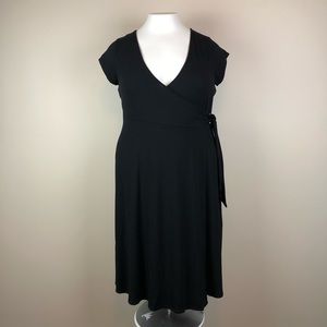 Black Wrap Dress